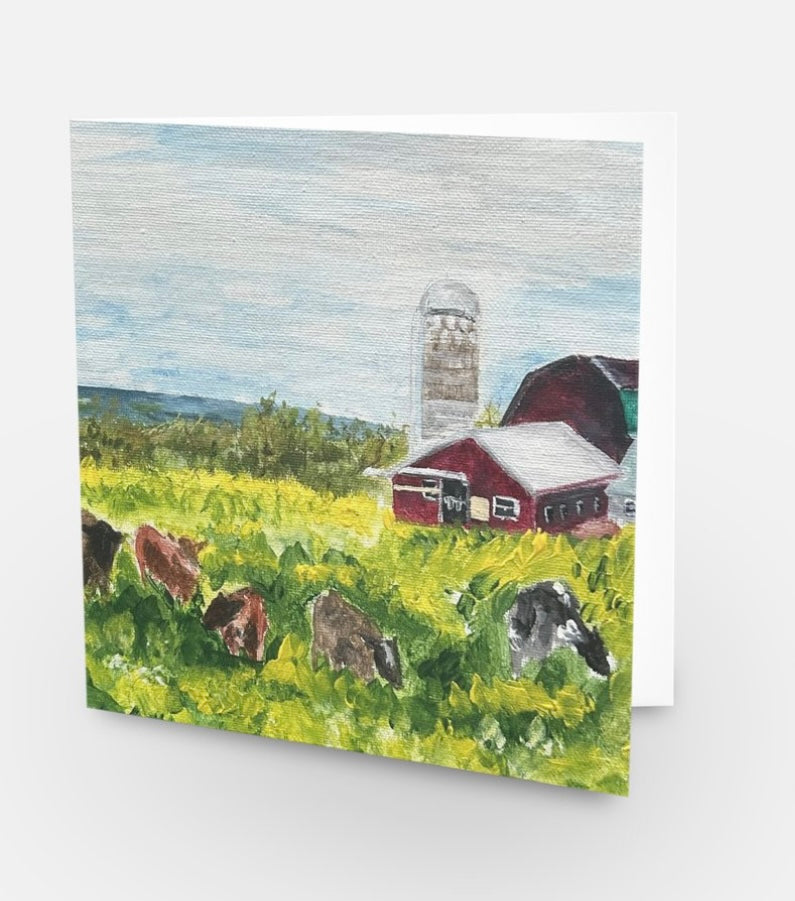 Greeting Cards “grazing cows”