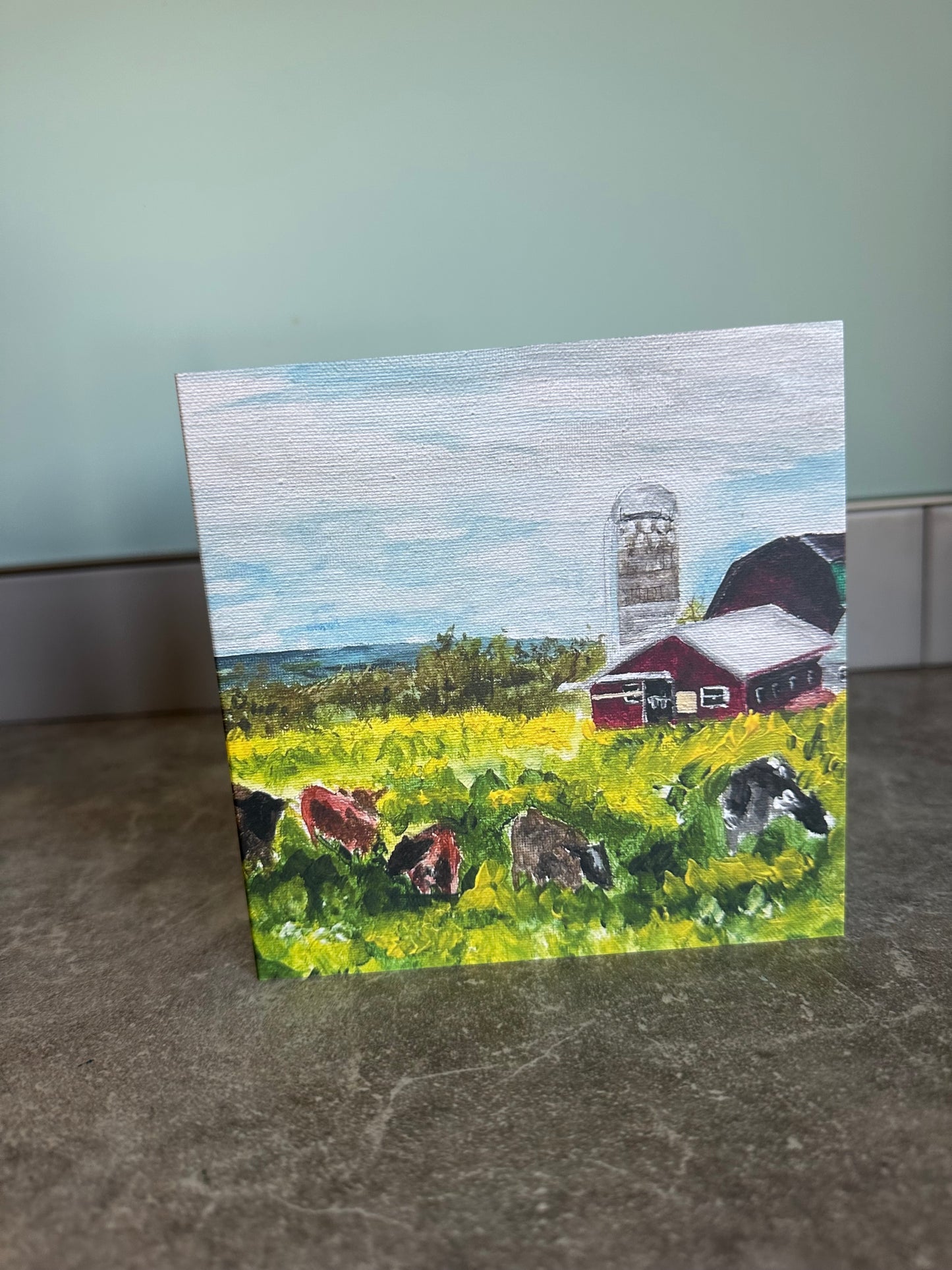 Greeting Cards “grazing cows”